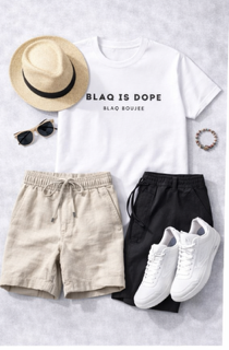 Blaq Is Dope - White