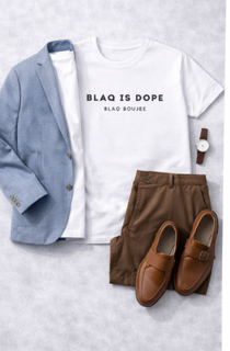 Blaq Is Dope - White