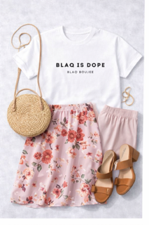 Blaq Is Dope - White