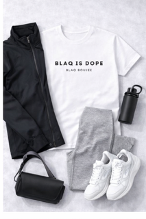 Blaq Is Dope - White
