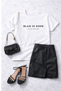 Blaq Is Dope - White